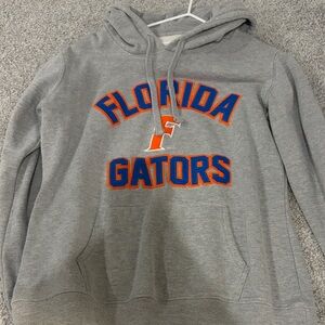 Florida Gators Gray Hoodie Top Sweatshirt Medium M